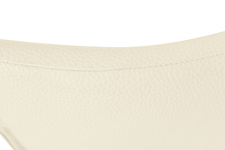 Zampatti Bar Stool Beige Leather Look - Future Classics Furniture