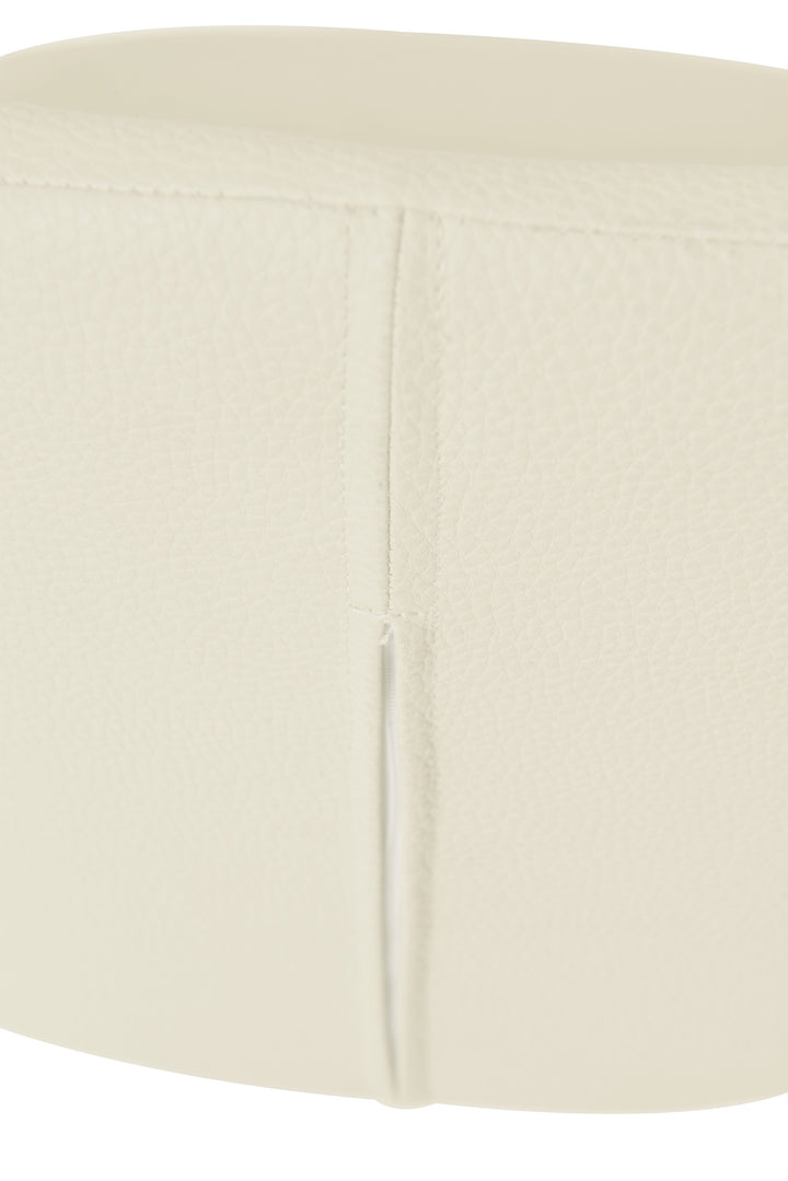 Zampatti Bar Stool Beige Leather Look - Future Classics Furniture