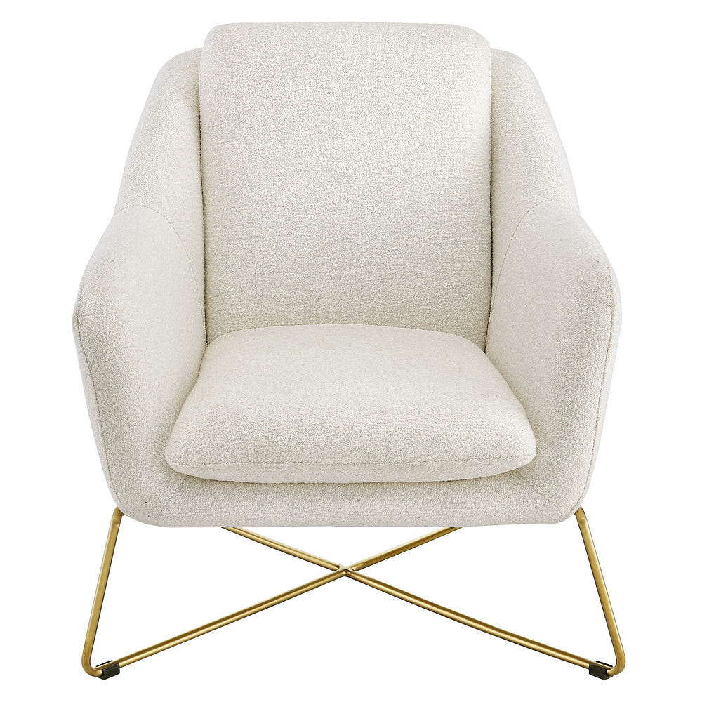Trapani Chair Boucle/Gold - Future Classics Furniture