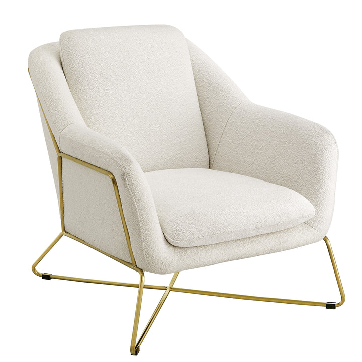 Trapani Chair Boucle/Gold - Future Classics Furniture