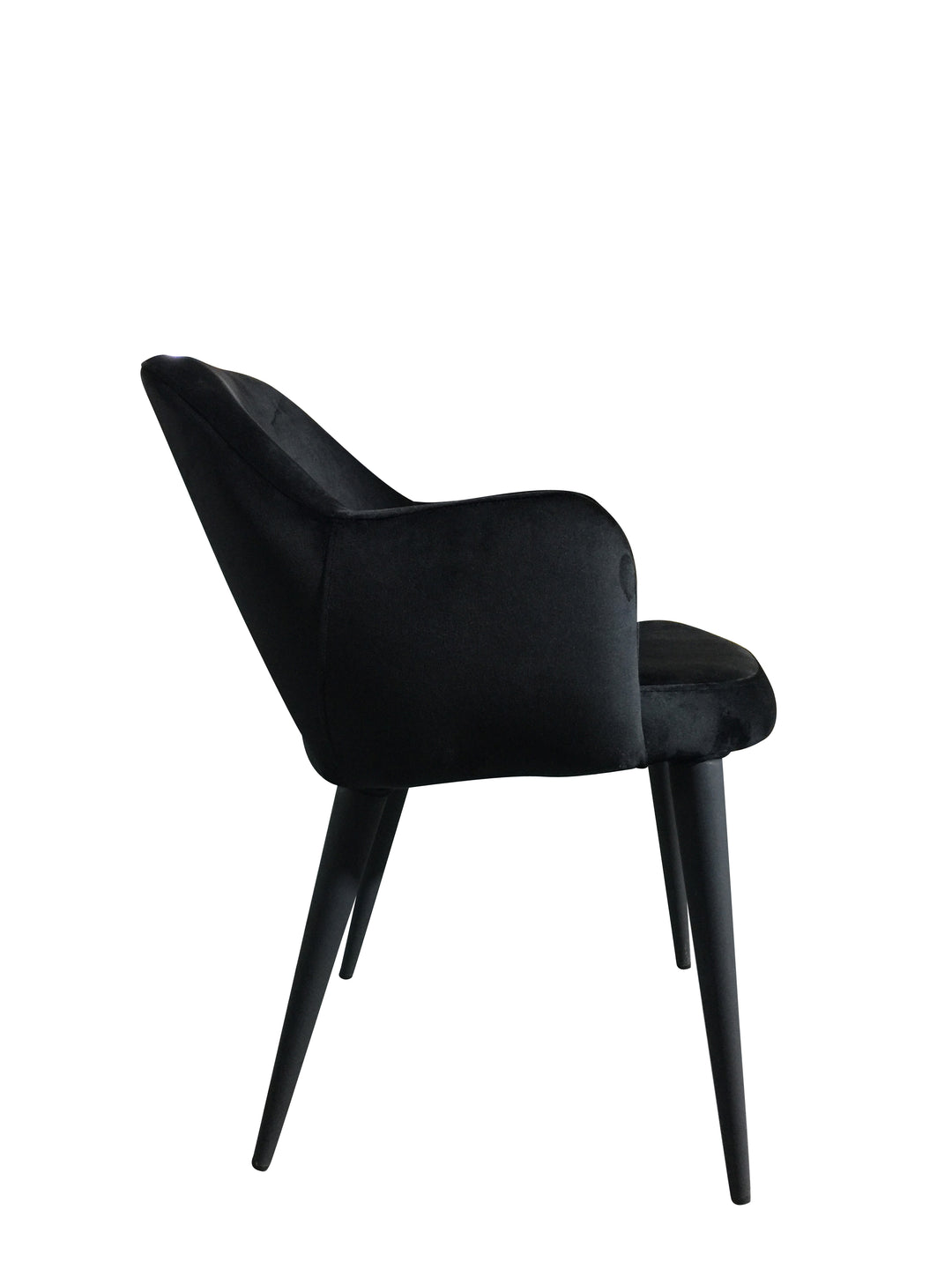 Terrazo Dining Chair Black Velvet - Future Classics Furniture