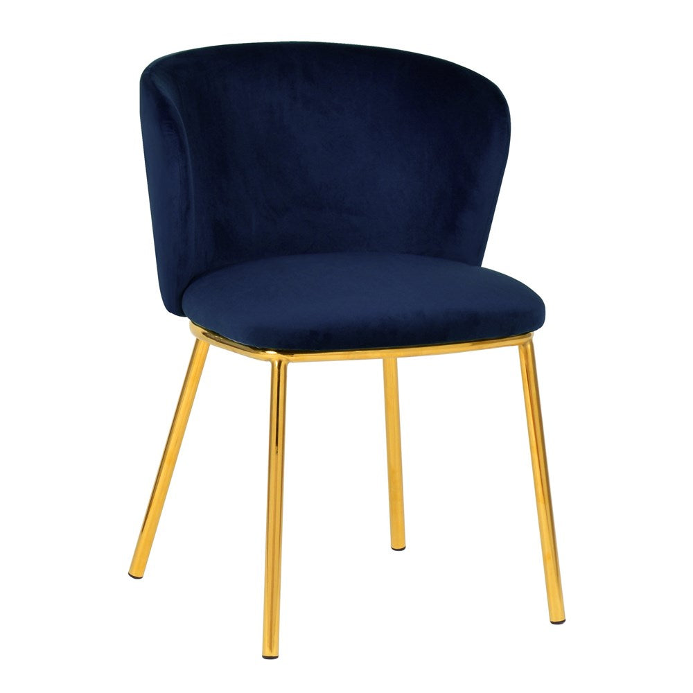 Abby Dining Chair Navy Velvet - Future Classics Furniture
