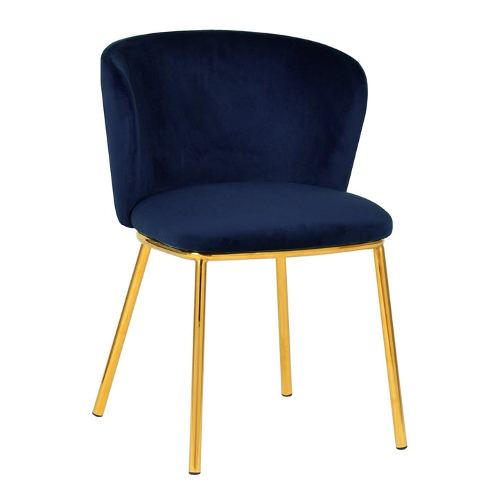 Abby Dining Chair Navy Velvet - Future Classics Furniture