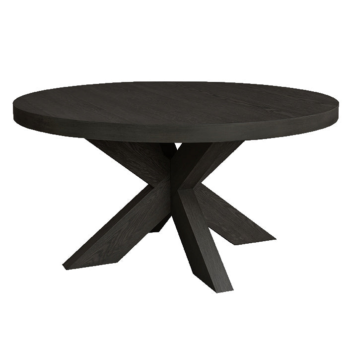 Cubano Round Dining Table Black - 1.5m - Future Classics Furniture