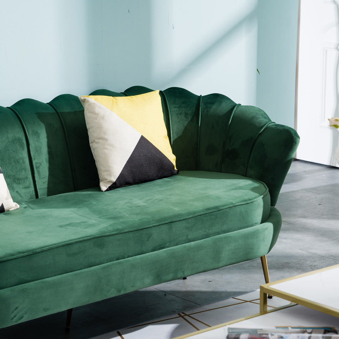 Murcia 2 Seater Green Velvet - Future Classics Furniture