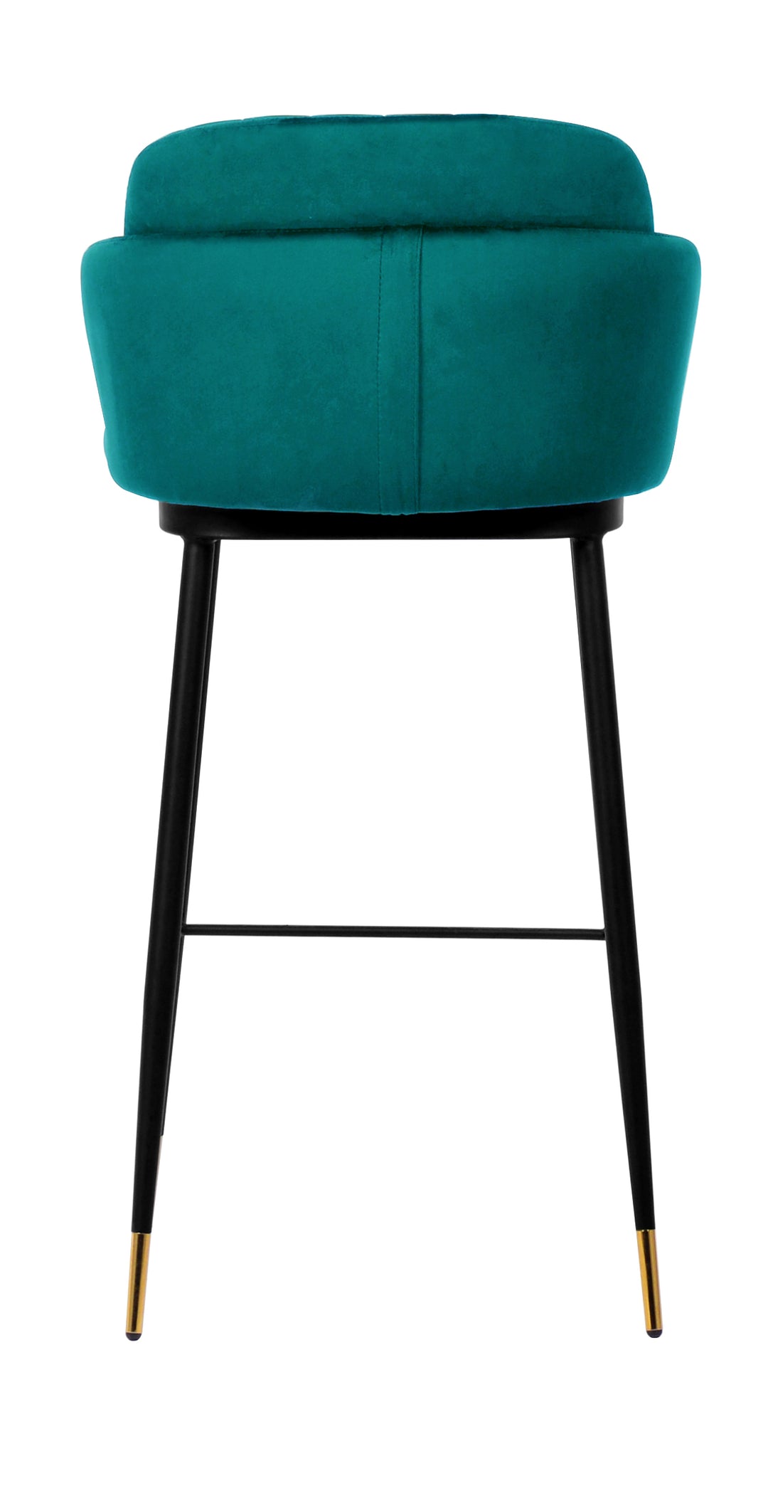 Talulah Bar Stool Green Velvet - Future Classics Furniture