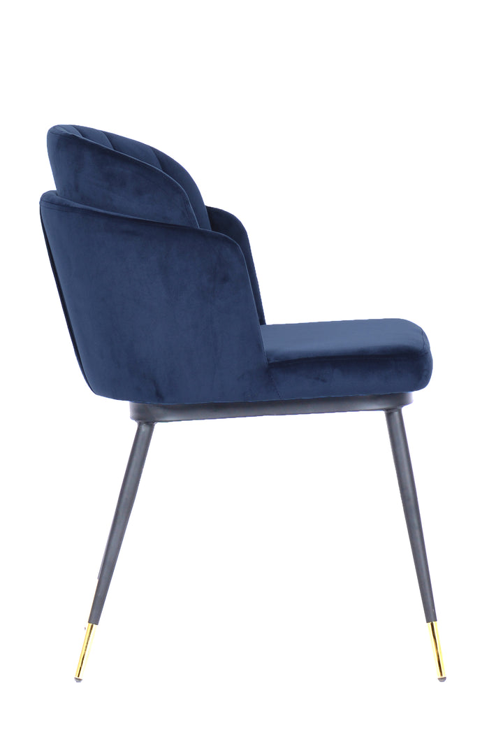 Talulah Dining Chair Navy Velvet - Future Classics Furniture