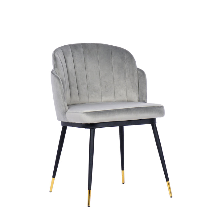Talulah Dining Chair Grey Velvet - Future Classics Furniture