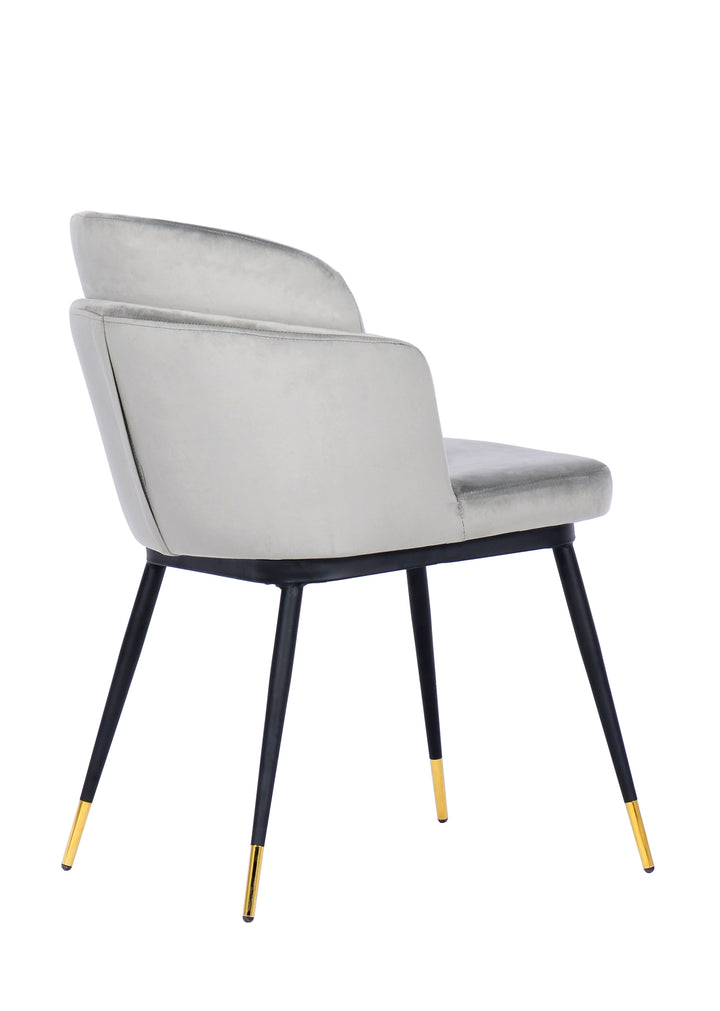 Talulah Dining Chair Grey Velvet - Future Classics Furniture