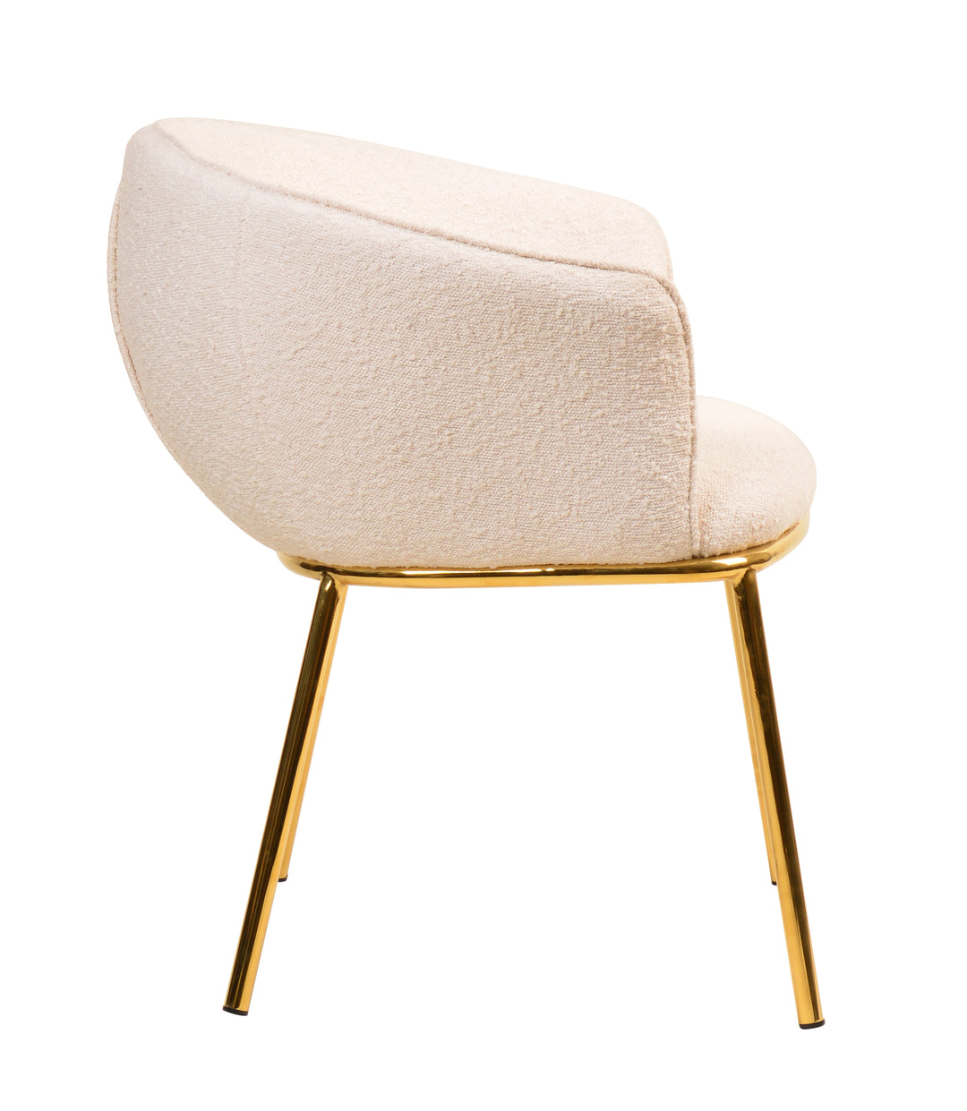 Zara Dining Chair White Boucle - Future Classics Furniture