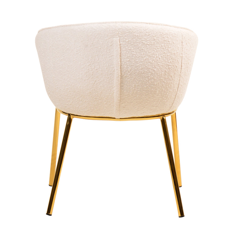Zara Dining Chair White Boucle - Future Classics Furniture