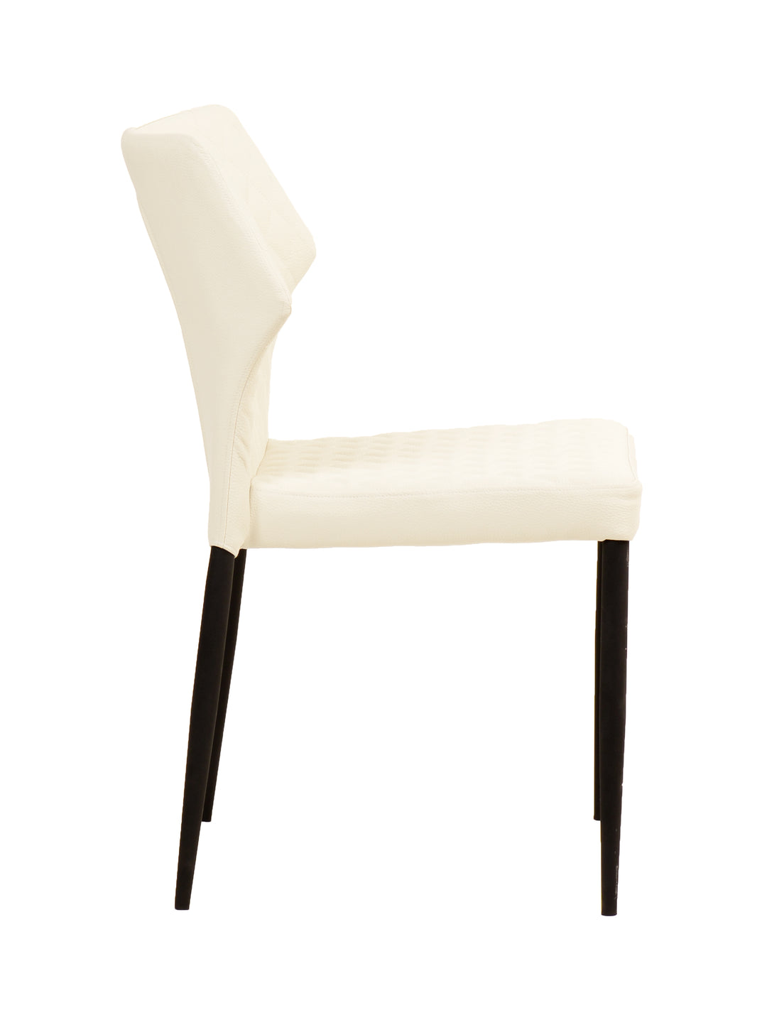 Camilla Dining Chair Cream Leather Look - Future Classics Furniture