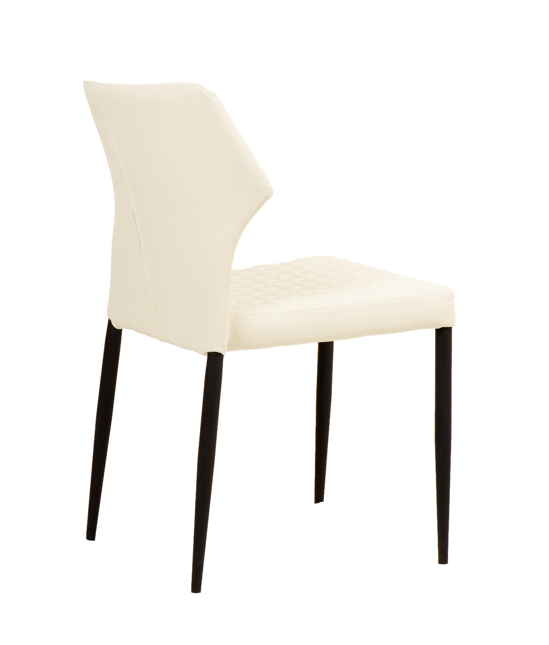 Camilla Dining Chair Cream Leather Look - Future Classics Furniture