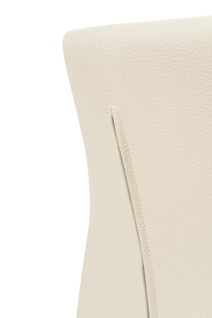 Camilla Dining Chair Cream Leather Look - Future Classics Furniture