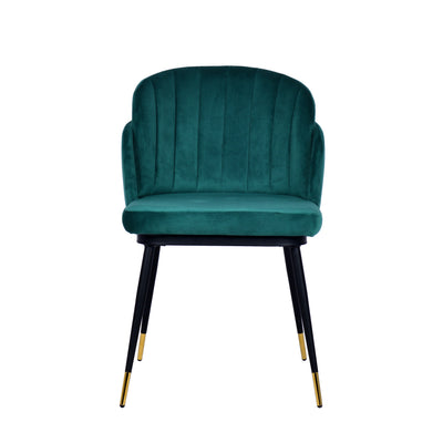 Talulah Dining Chair Green Velvet - Future Classics Furniture