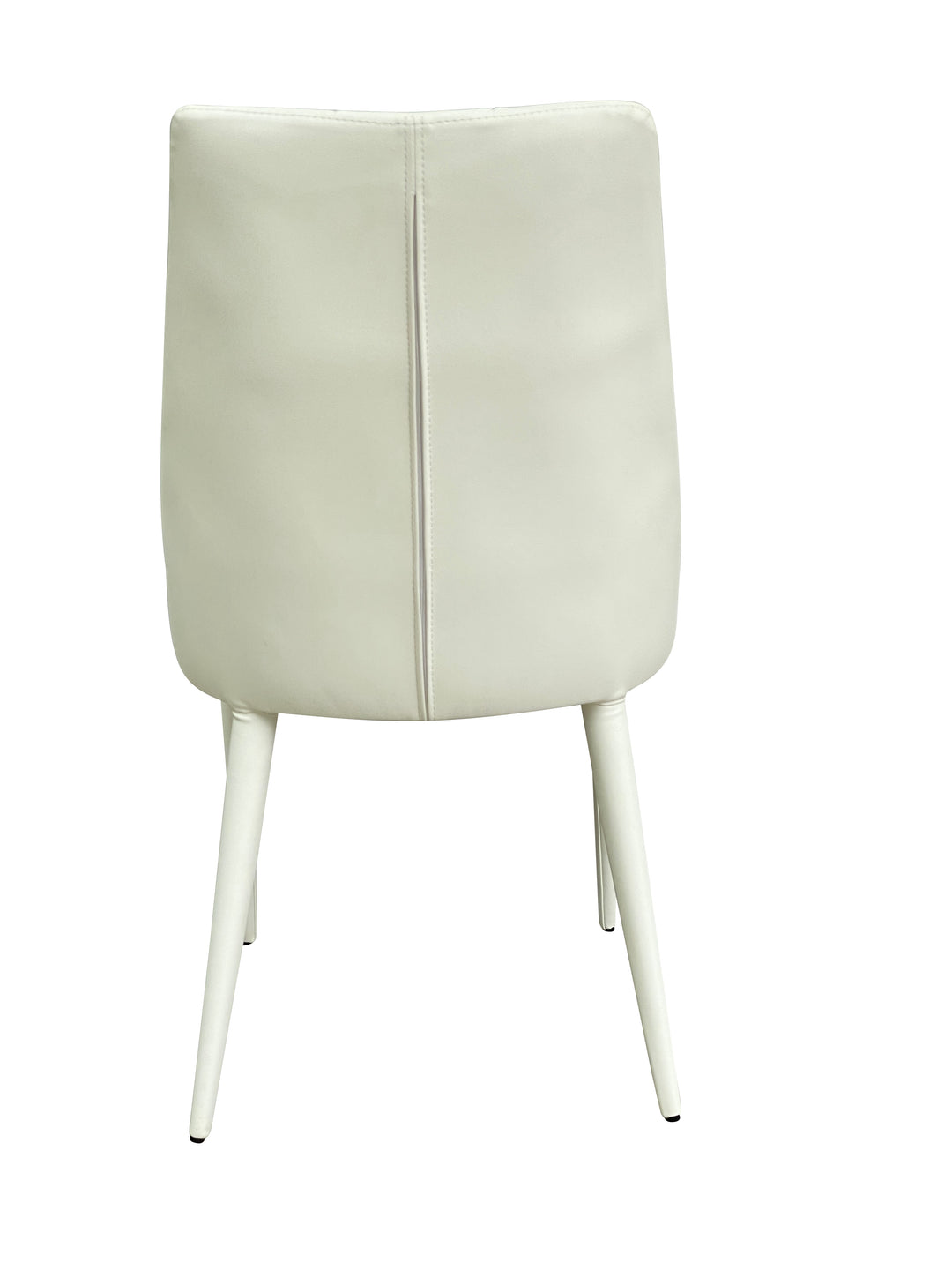 Bergamo Dining Chair Cream Leather Look - Future Classics Furniture