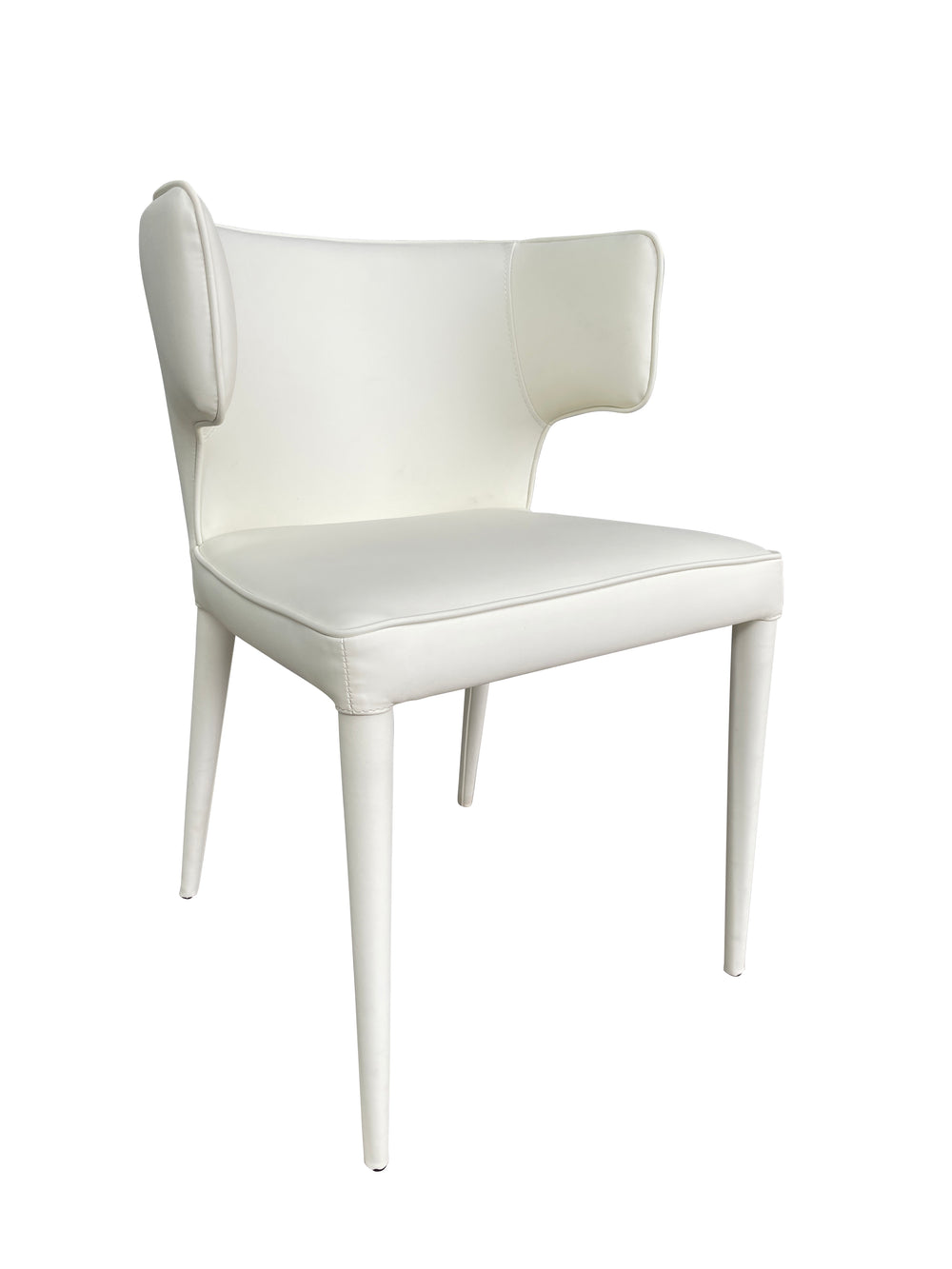 Portofino Dining Chair Cream Leather Look - Future Classics Furniture