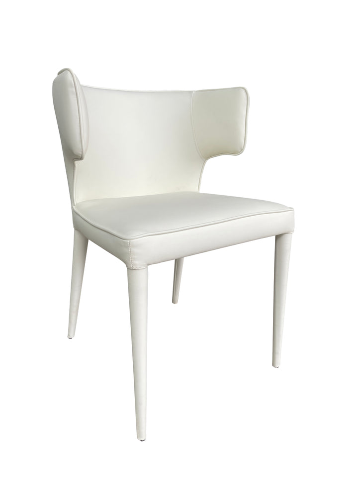 Portofino Dining Chair Cream Leather Look - Future Classics Furniture
