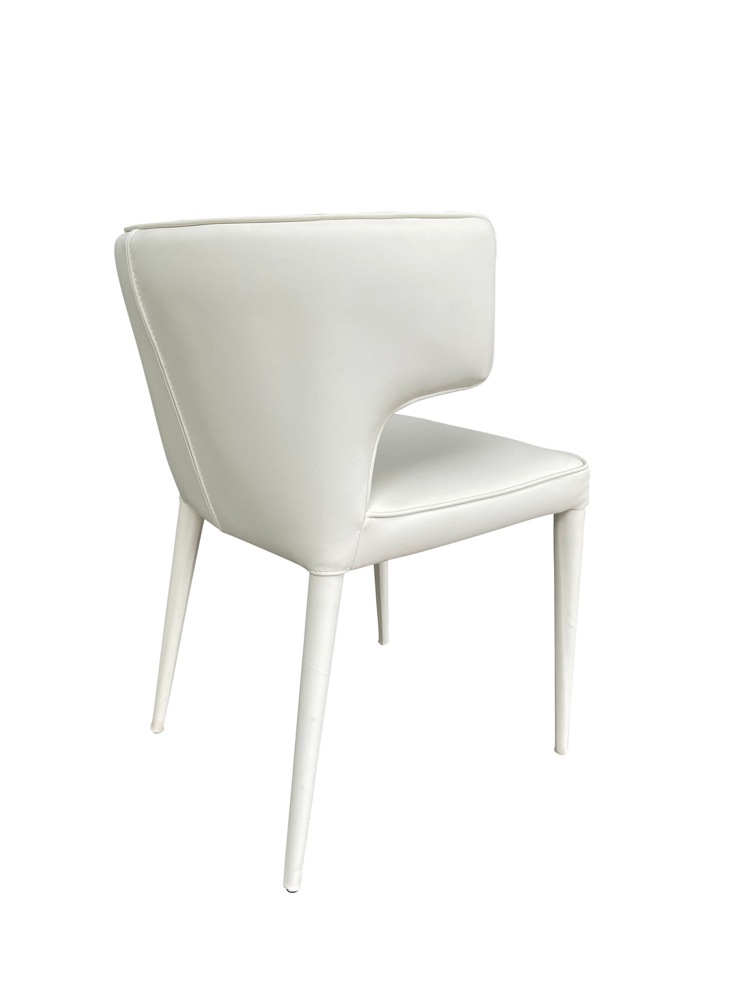 Portofino Dining Chair Cream Leather Look - Future Classics Furniture