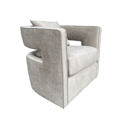 Rhonda Swivel Chair Crushed Beige - Future Classics Furniture
