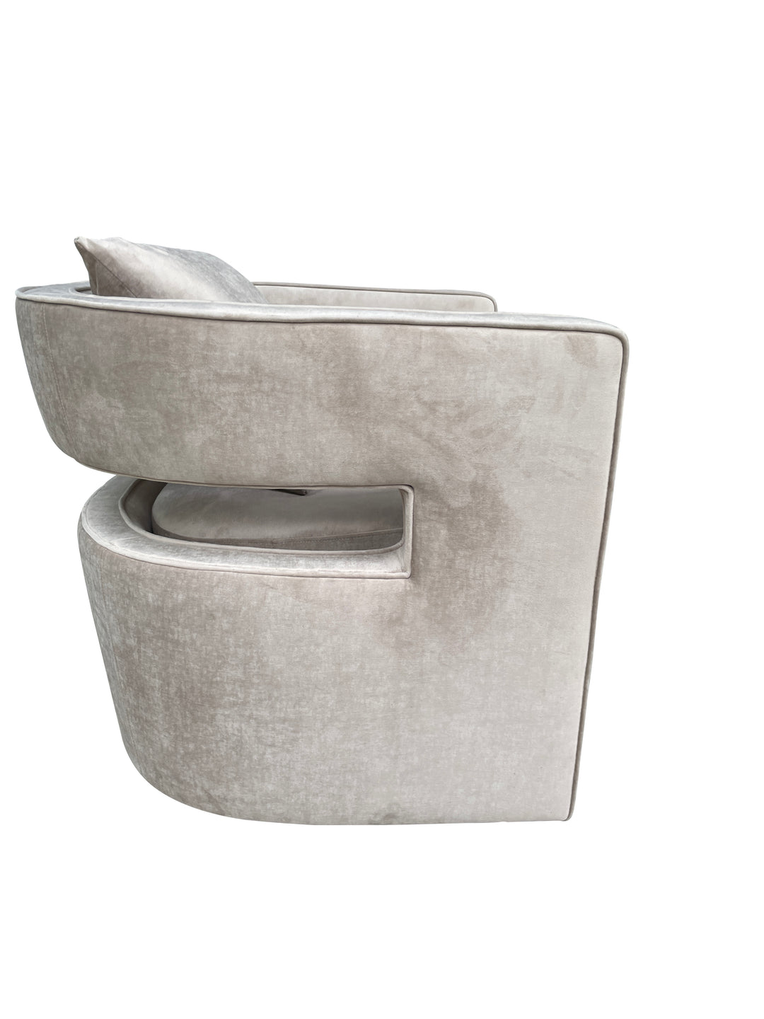 Rhonda Swivel Chair Crushed Beige - Future Classics Furniture