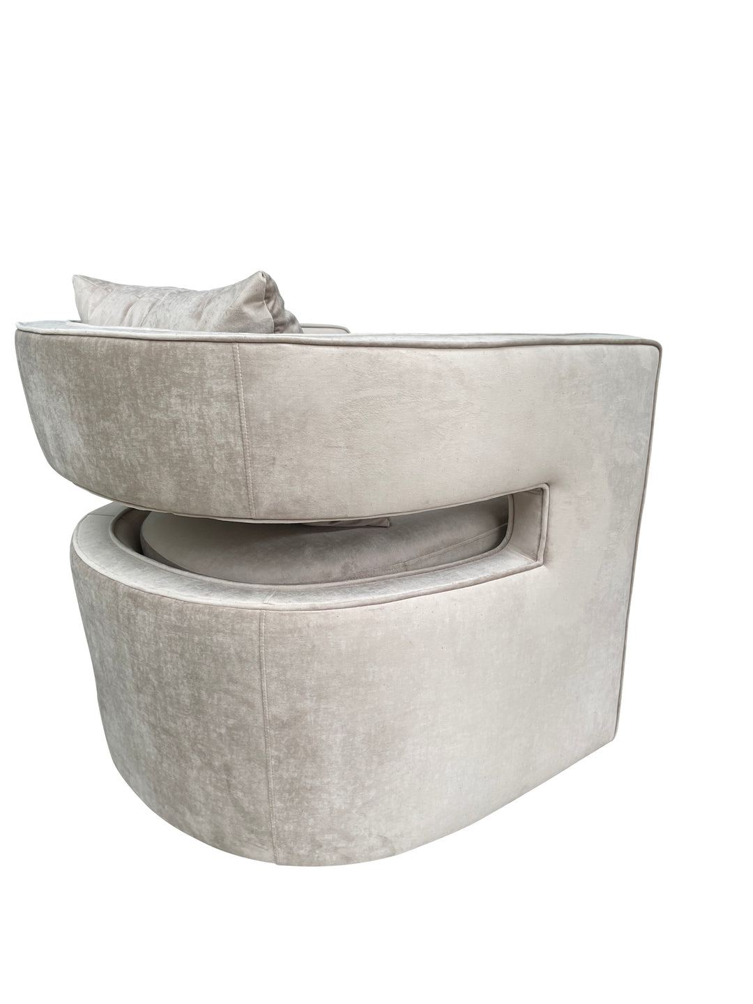 Rhonda Swivel Chair Crushed Beige - Future Classics Furniture