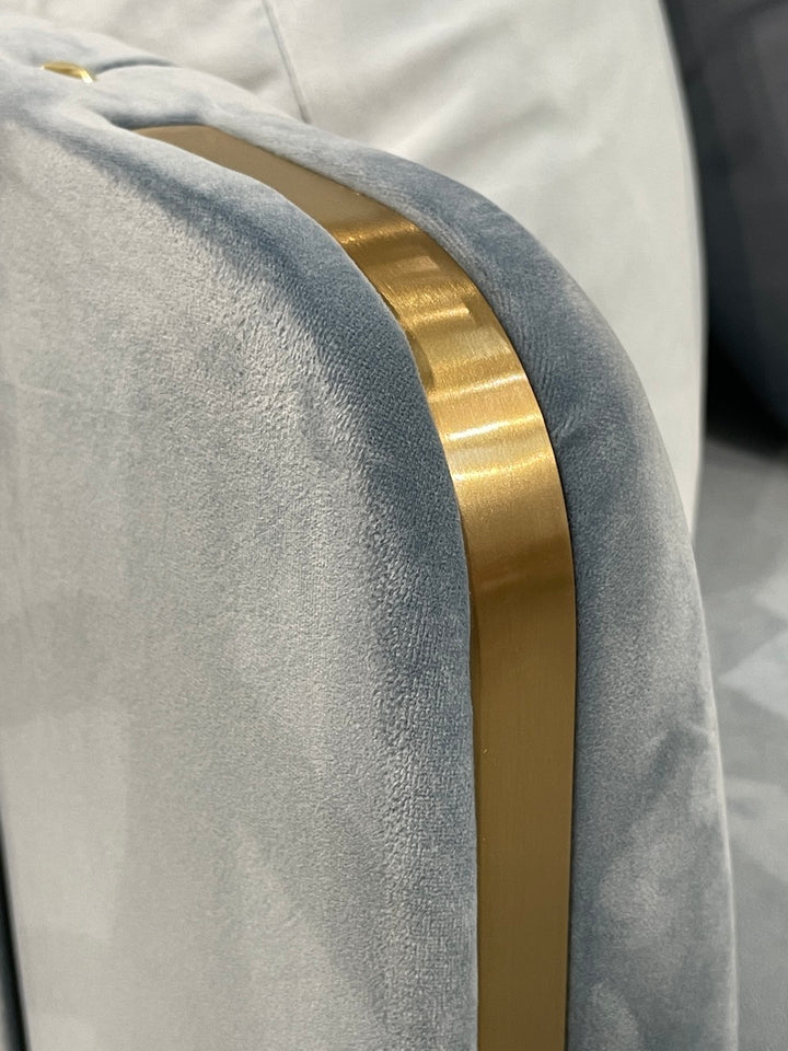 Stallone 3 Seater Sofa Sky Blue - Future Classics Furniture