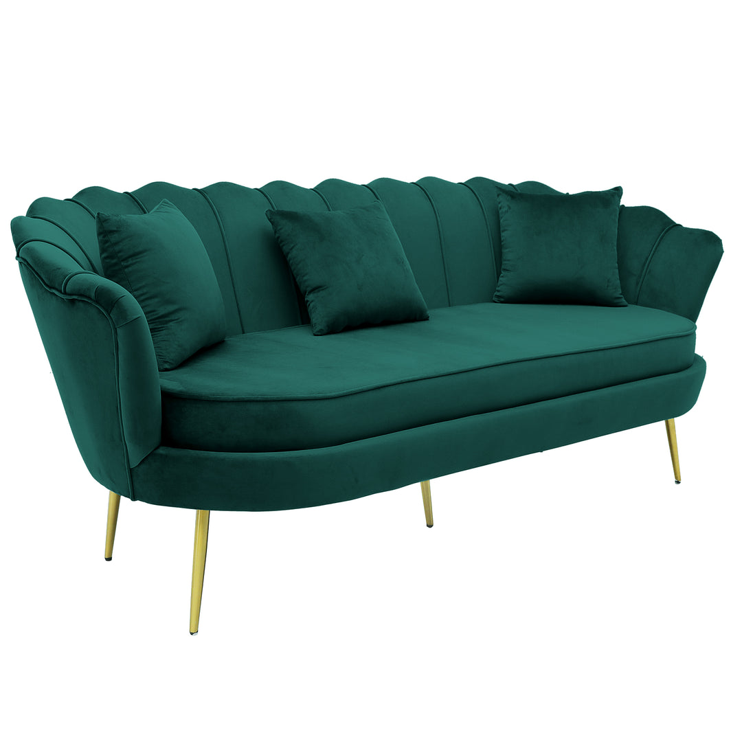 Murcia 2 Seater Green Velvet - Future Classics Furniture