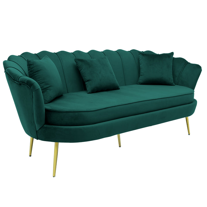 Murcia 2 Seater Green Velvet - Future Classics Furniture