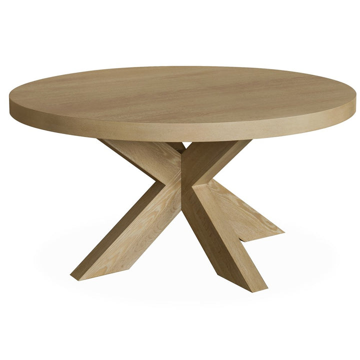 Cubano Round Dining Table Oak - 1.5m - Future Classics Furniture