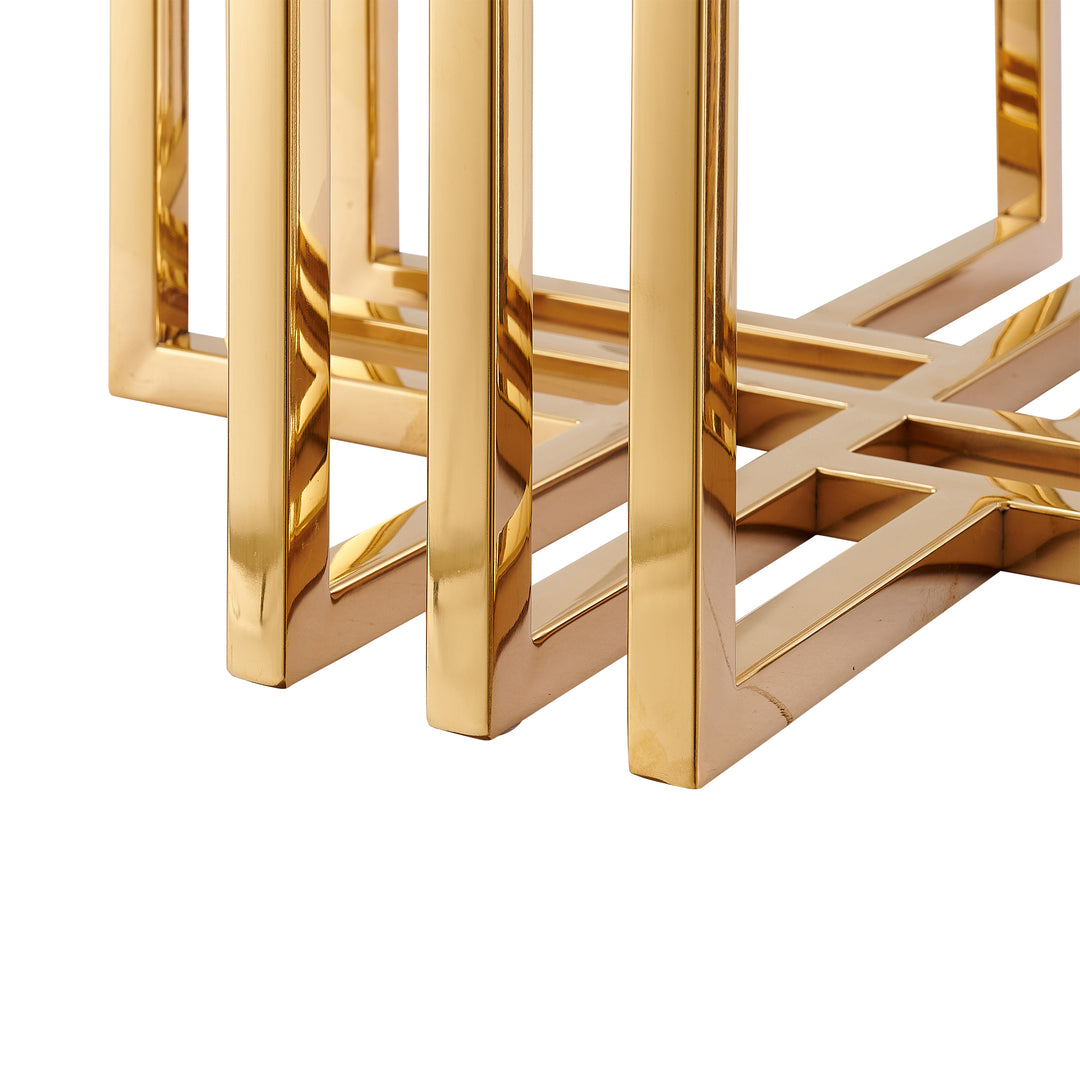Catania Gold Side Table - Future Classics Furniture