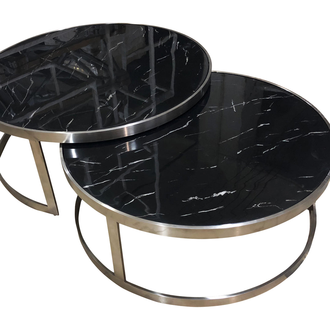 Sterling Coffee Table Set Black - Future Classics Furniture