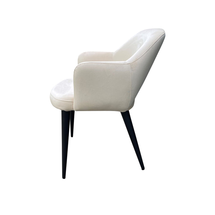 Terrazo Dining Chair Beige Velvet - Future Classics Furniture
