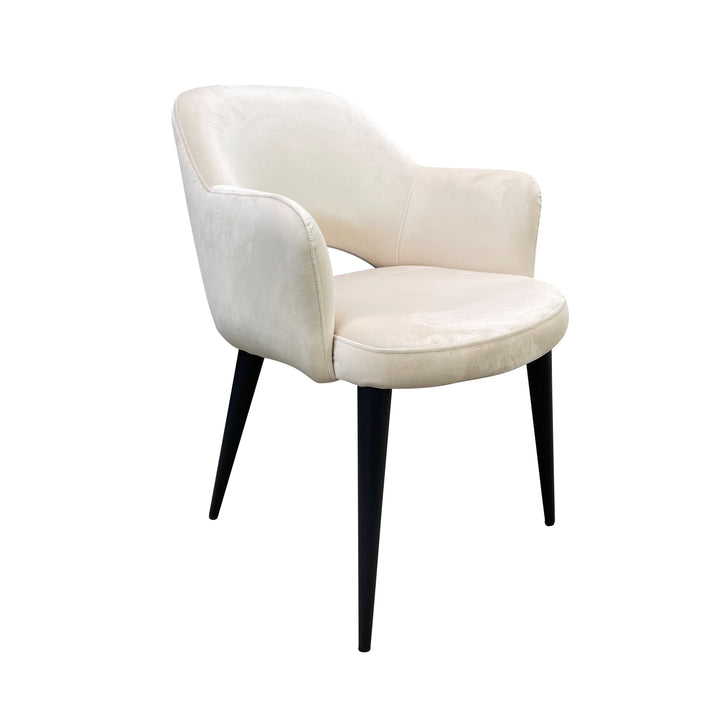 Terrazo Dining Chair Beige Velvet - Future Classics Furniture