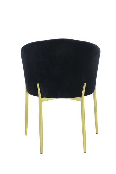 Alfieri Dining Chair Gold/Black - Future Classics Furniture