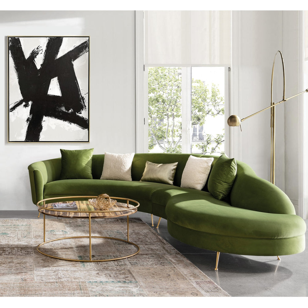 Verde Corner Sofa Black - Future Classics Furniture