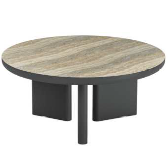 Botanico Round Coffee Table Dark Grey - Future Classics Furniture