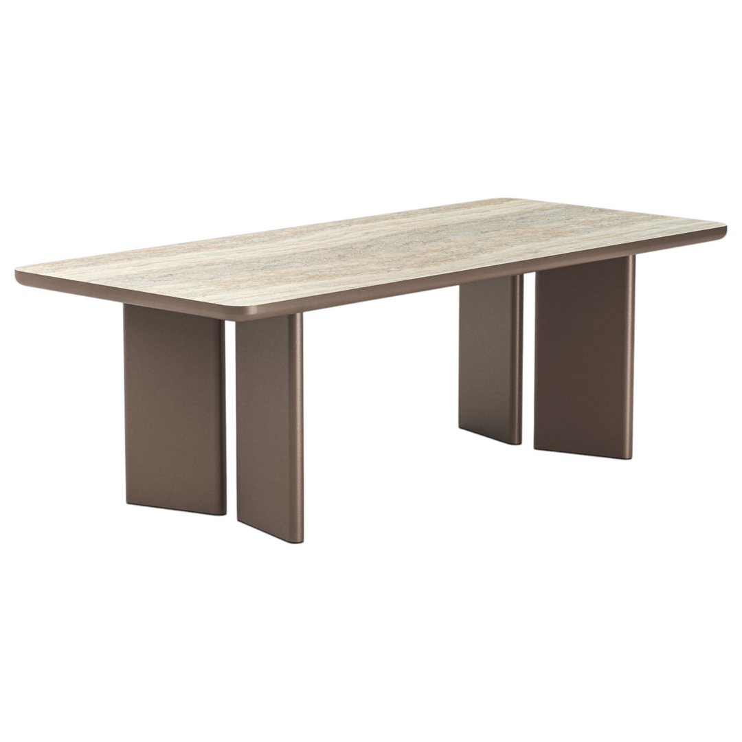 Botanico Rectangle Dining Table Bronze - 2.2m - Future Classics Furniture