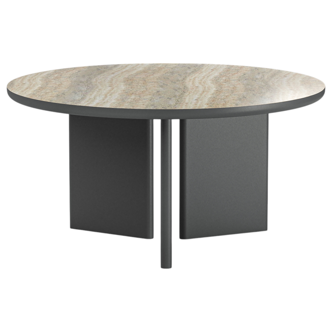 Botanico Round Dining Table Dark Grey - 1.5m - Future Classics Furniture