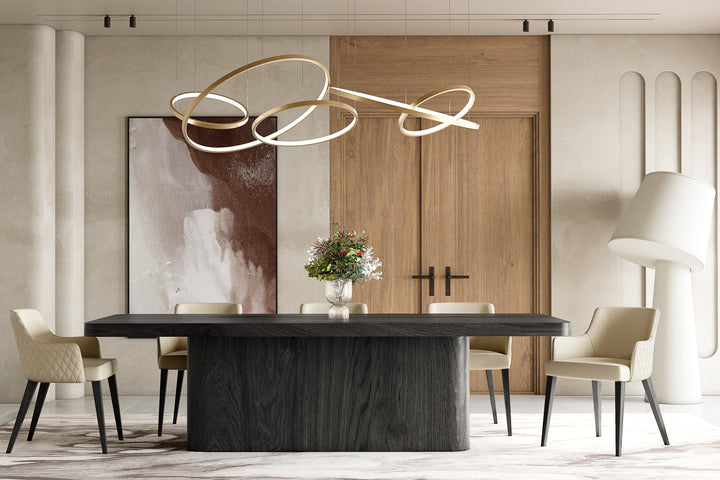 Colonna Dining Table Black - 2.4m - Future Classics Furniture