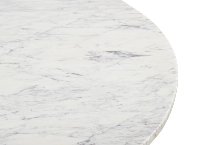 Hamptons Fluted Round Marble Dining Table - 1.2m - Future Classics Furniture