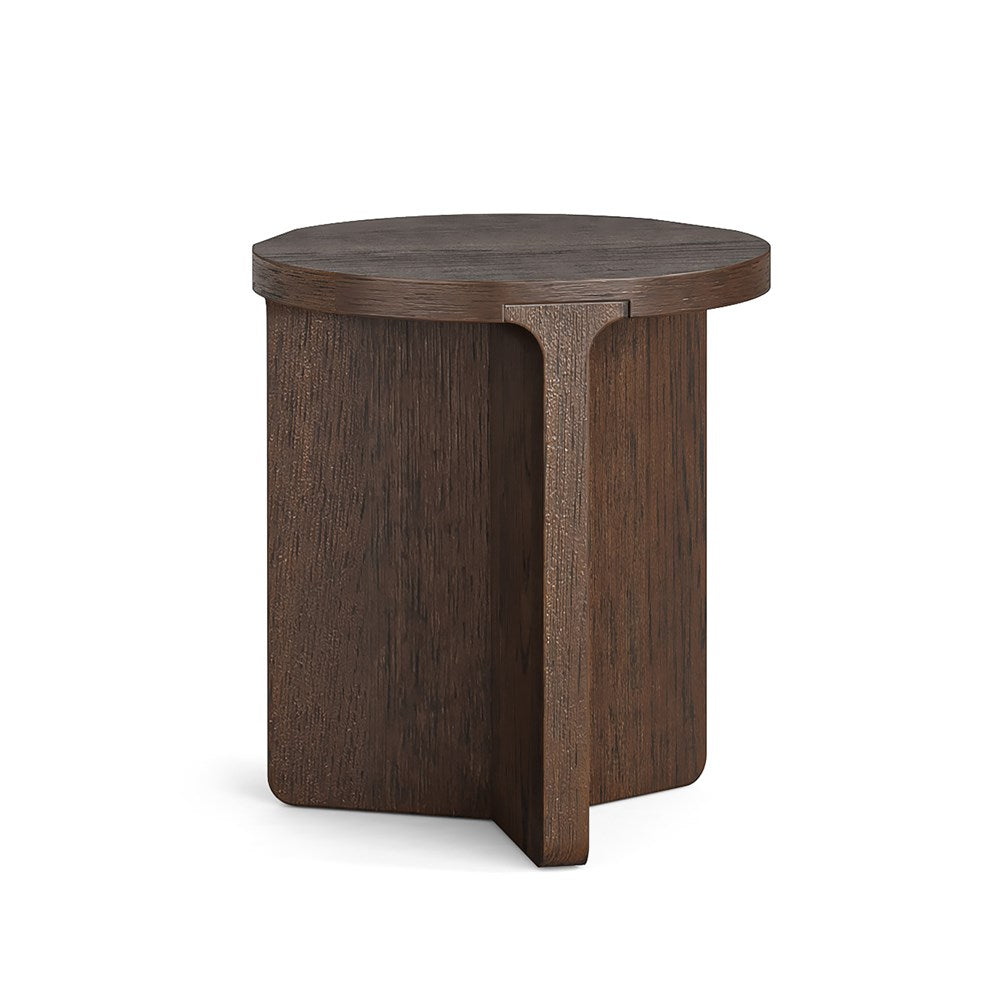Round Side Table (Wood) - Rusticano