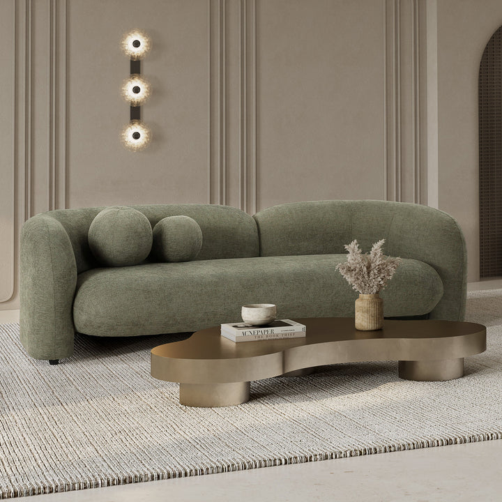 Brunello 3 Seater Moss Green - Future Classics Furniture