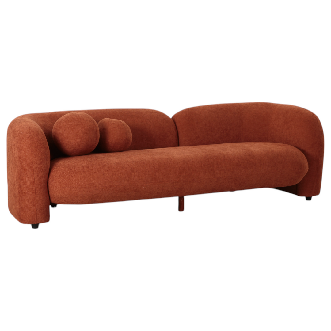 Brunello 3 Seater Rust - Future Classics Furniture