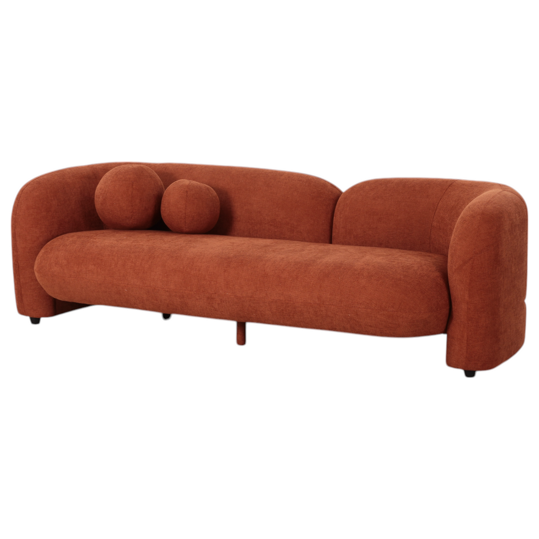 Brunello 3 Seater Rust - Future Classics Furniture