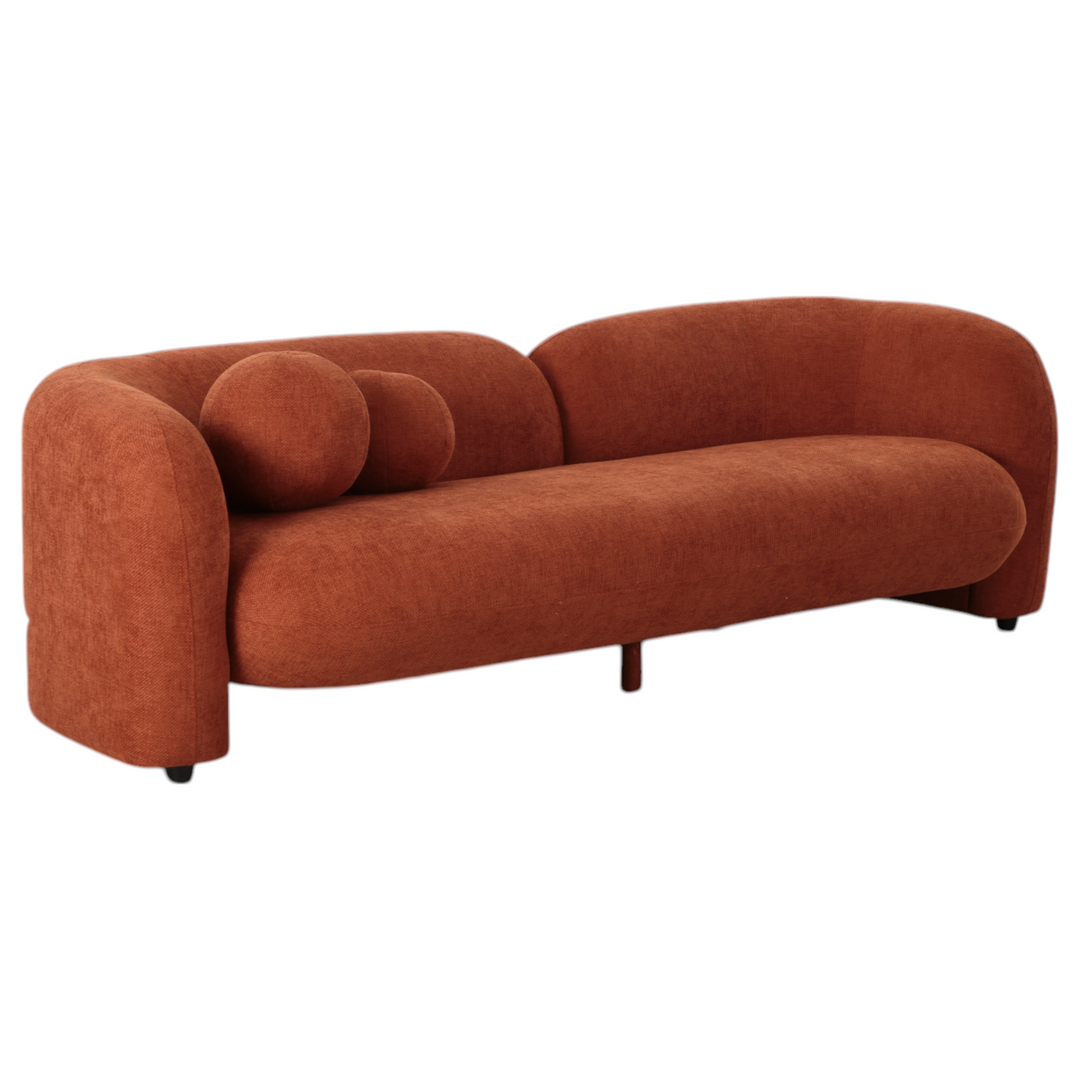 Brunello 3 Seater Rust - Future Classics Furniture
