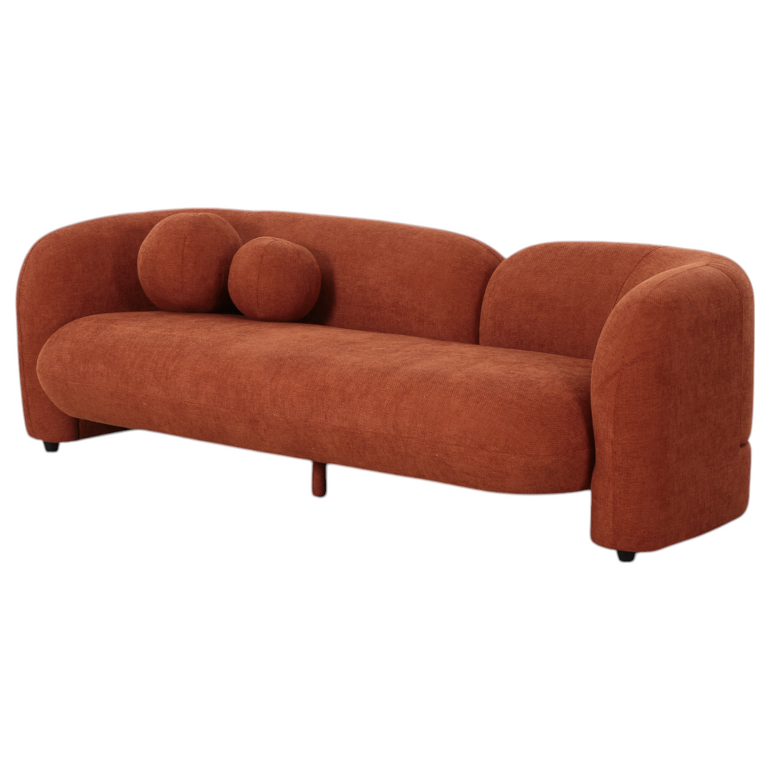 Brunello 3 Seater Rust - Future Classics Furniture