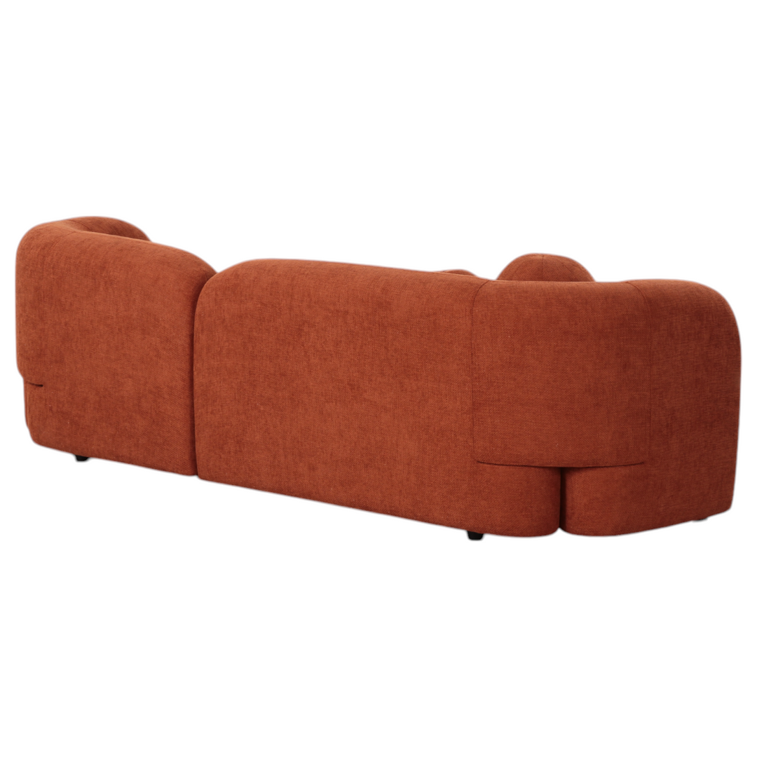 Brunello 3 Seater Rust - Future Classics Furniture