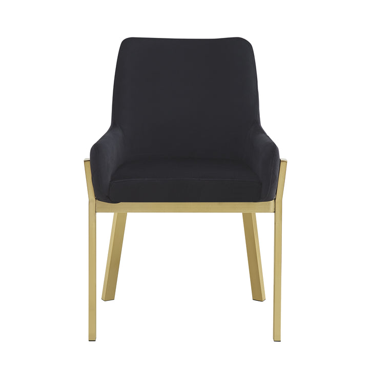 Mateo Dining Chair Black Velvet