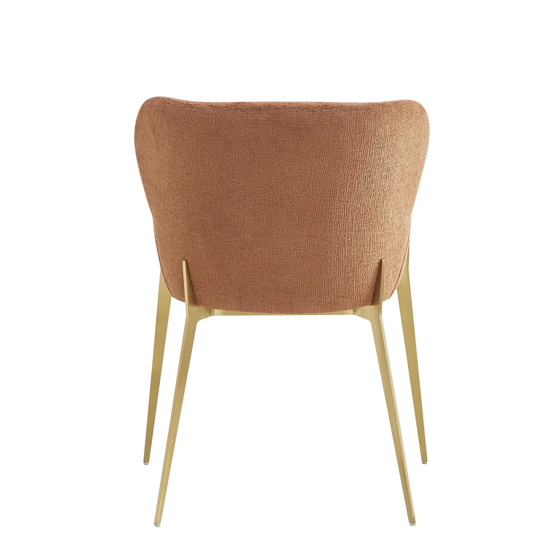 Lucia Dining Chair Burnt Orange